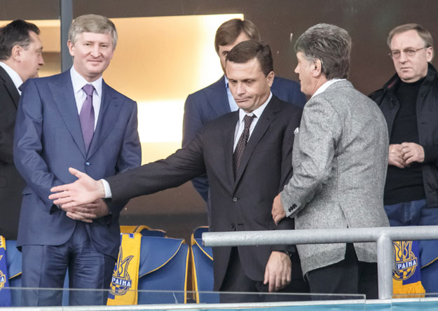 Також на футбол прийшов і екс-президент Віктор Ющенко