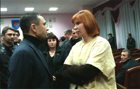Виктор Романюк и Татьяна Засуха. Фото Оксаны Коваленко, УП