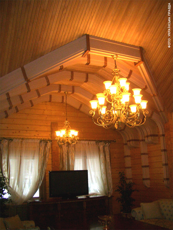 Охотничий домик Януковича - 35 комнат и все из дерева (фото, видео)