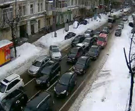 Пробки в Киеве, 26 марта, фото с Лига.net