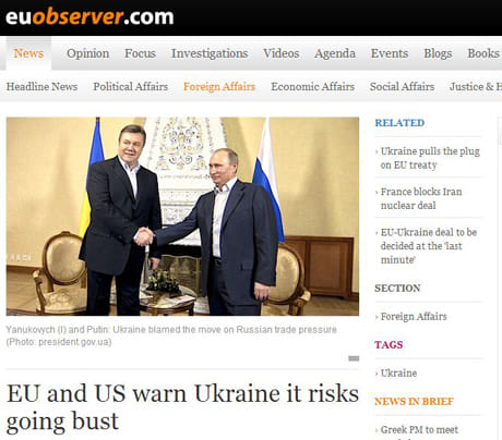 Европейские СМИ об Украине: Дровосек Путин достиг своего